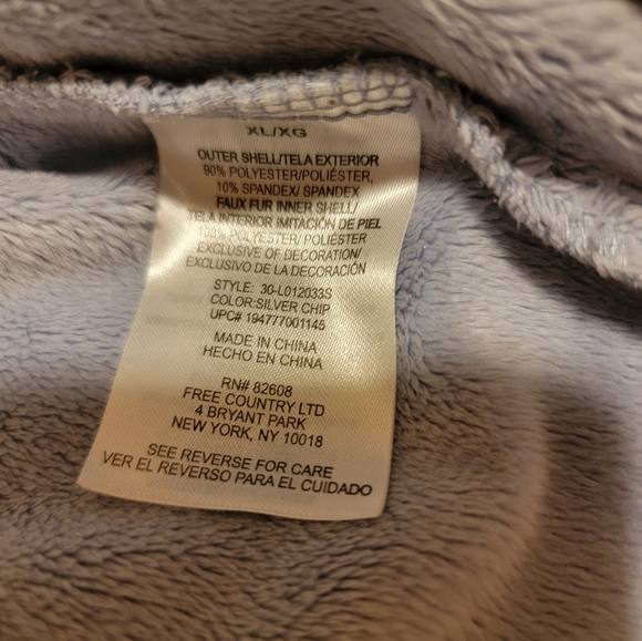 Free Country Camo Jacket Grey White Womens Size XL Hunt Camp Fishing Gorpore - Picture 5 of 11